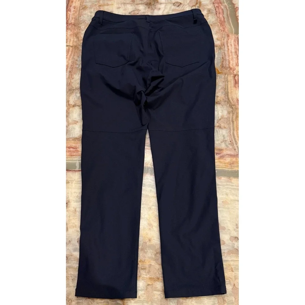 Lululemon Mens ABC Performance Pants Black 5-Pockets Straight Leg 33
